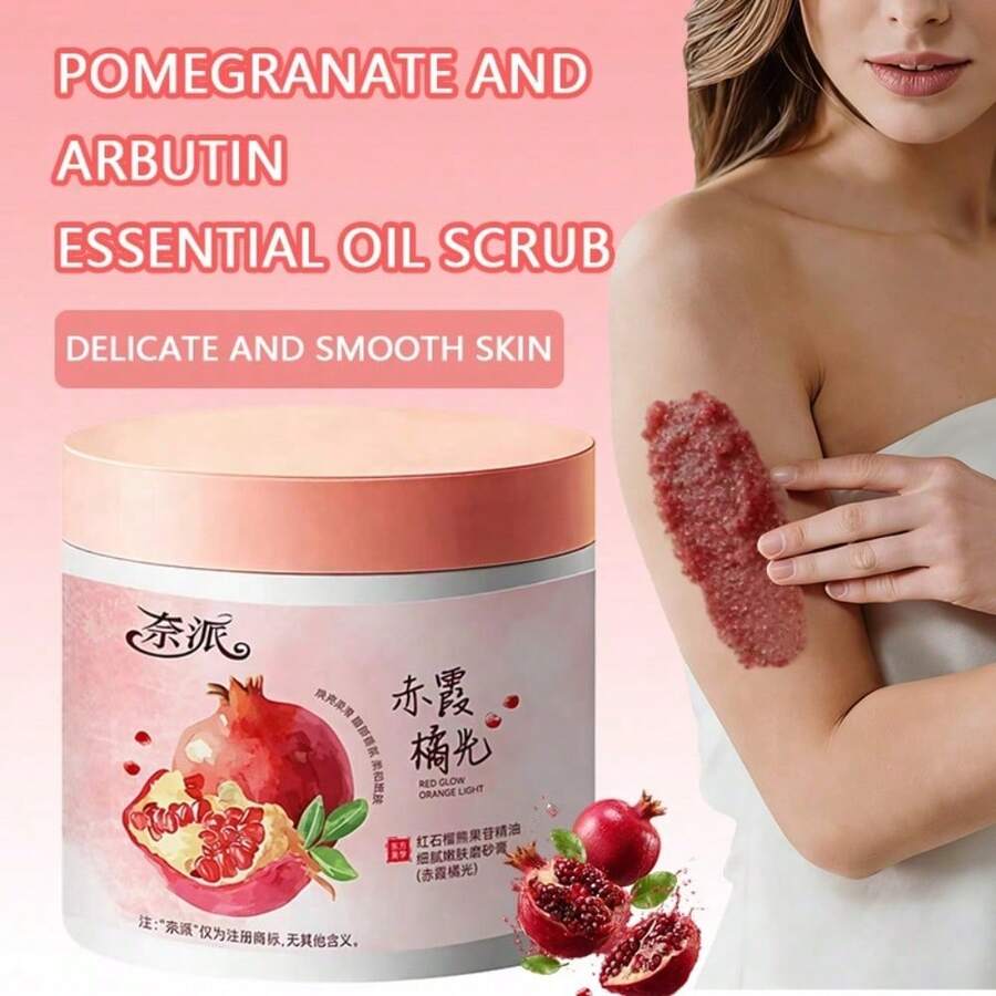 Tẩy tế bào chết từ lựu, tẩy da chết vật lý, làm mềm da thô ráp, làm sạch sâu, dưỡng ẩm, làm sáng da, làm mịn da, phù hợp với mọi loại da, làm sạch sảng khoái trong mùa hè. - Sandalwood - Xem 1