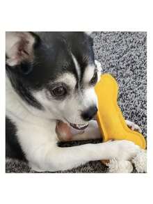 1pc Felt Dog Chew Toy, Chewing Toy For Pets, Interactive Puzzle Toy, Various Colors, Felt Dog Bone Shaped Toy, Pet Chewing Teething Stick, Puppy Tug Dental Care Non-Woven Product - Multicolor - View 9