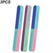 2/3/12件套七面指甲抛光块，专业美甲打磨工具，美甲抛光块，抛光配件，乳霜指甲工具 - 彩色 - 查看 8