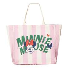 CERDÁ LIFE'S LITTLE MOMENTS Túi mua sắm cỡ lớn Disney Minnie Mouse + Móc khóa túi, Túi lớn chính hãng Disney, Phụ kiện dành cho người hâm mộ - trắng - Xem 2