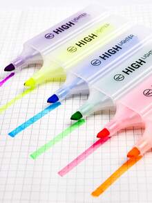 1pc Highlighter Pen, Thick Barrel Large Capacity, High Aesthetic, Student Marker, Colorful Quick-Drying Notebook Pen - Sets - View 13