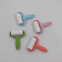 Bộ lăn bụi mini cầm tay - 1 tay cầm + 3 con lăn thay thế, độ bám dính cao, dễ dàng loại bỏ lông thú cưng, dễ sử dụng, tay cầm có thể tái sử dụng, không cần nguồn điện, thích hợp cho thú cưng/quần áo/thảm/ghế xe hơi, vật dụng thiết yếu cho người nuôi thú cưng. - cuộn - Xem 10