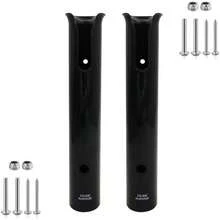 Fishing Rod Holder Bracket Wall Mount Boat Side Mount Tool Holder Tube With Screws For 2 3 4 6 Pole Storage White Black - 1 - View 2