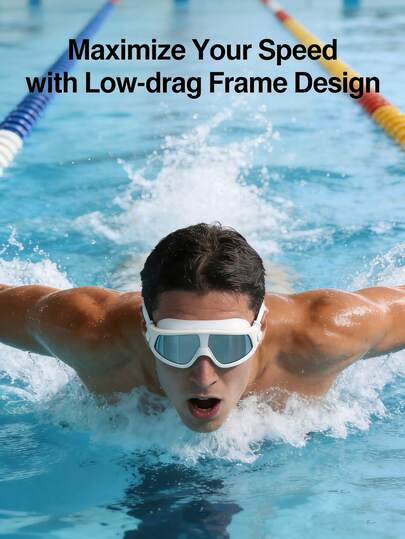 Bộ 5 kính bơi cỡ lớn dành cho nam và nữ - Chống nước, chống sương mù và tầm nhìn HD 180° | Kính bơi chuyên nghiệp dành cho người lớn, đồ bơi mùa hè 2026, chống tia UV, không còn hiện tượng mờ kính, hoàn hảo cho các bữa tiệc bể bơi, du lịch biển, lặn biển, được các vận động viên chuyên nghiệp khuyên dùng, tầm nhìn rõ nét, hiệu suất chống sương mù, sản phẩm được ưa chuộng thế hệ 21 cho luyện tập thi đấu và kỳ nghỉ sang trọng.