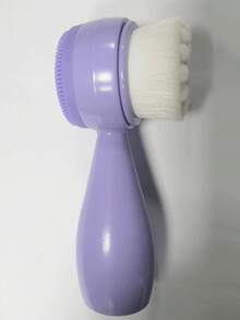 1支软毛洁面刷，硅胶手动深层清洁洁面刷 - 純色 - 查看 13