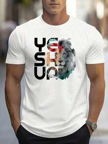 100% Algodón Camisetas para Hombre, Camiseta , Divertida Camiseta de Cuello Redondo con Gráficos de Manga Corta para Hombre, Ropa de Calle Casual, Camiseta de Manga Corta, Tops de Verano, Camisetas Divertidas para Entrenamiento, Regalos de Cumpleaños para Hombre, Regalo del Día del Padre, Ropa de Verano para Hombre, Moda Ropa de Hombre, Camisetas Para Hombre 100% Algodón Pesado Sudadera - Blanco - Ver 3