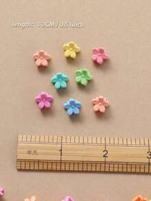 30pcs Colorful Small Hair Clips For Women, Cute Flower Hair Clips, Modern Color Small Clips, Butterfly Clips, Bangs Clips, Random Colors - Multicolor - View 6