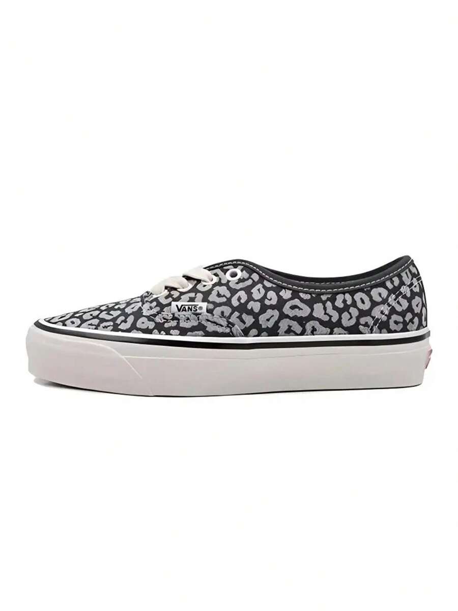 Giày Vans Authentic Reissue 44 họa tiết da báo dành cho nam và nữ, chất liệu vải canvas, kiểu dáng cổ thấp, thích hợp cho hoạt động thường ngày, mã sản phẩm VN000CT71XM. - màu đen - Xem 1