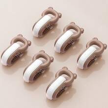 6个床单夹固定器，防滑床单夹，可爱小熊造型，无需别针，防滑扣，适用于床垫、被子和毯子 - a - 查看 9