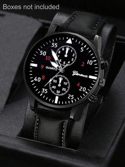 男士时尚休闲简约数字石英表，简约设计，适合男士日常佩戴，生日/节日礼物，派对，度假，毕业季装饰，朋友礼物，理想的毕业礼物，完美的男士父亲节礼物