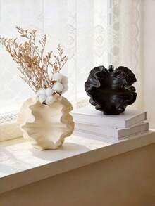 1pc Nordic Style Resin Origami Flower Pot, Suitable For Decorating Living Room Desk - Origami - View 7