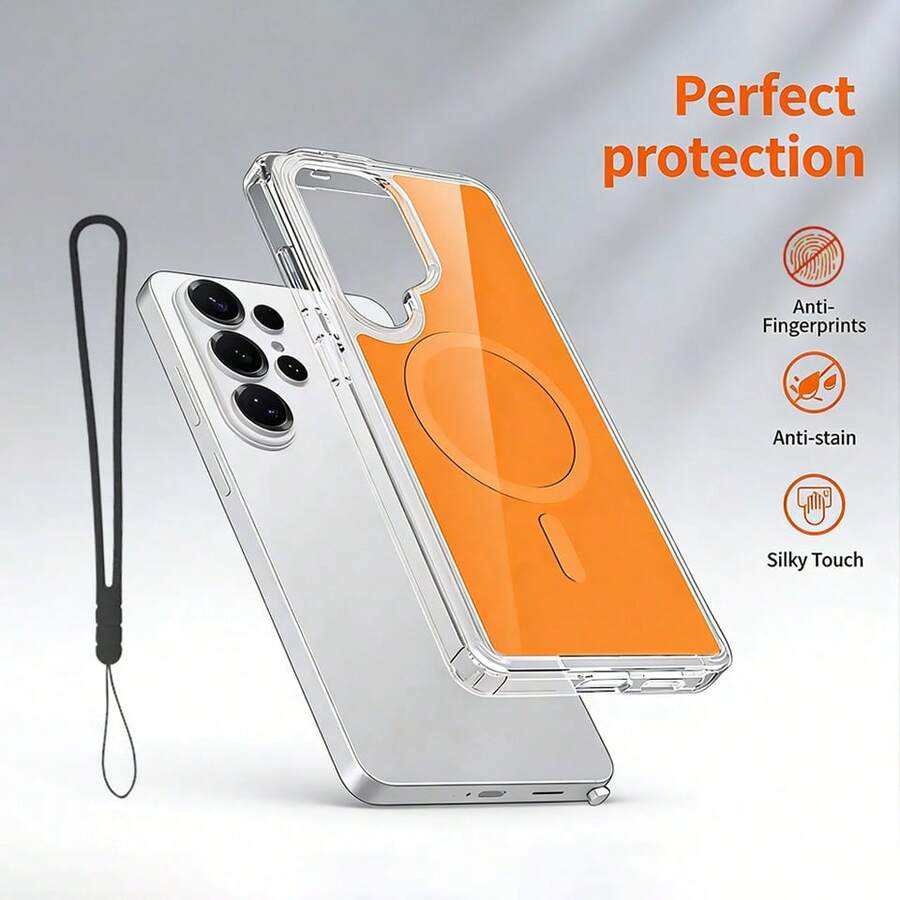 Ốp lưng điện thoại từ tính ELVEV chất lượng cao, nhiều màu sắc, làm từ nhựa PC cứng, có đế hút, tương thích với Galaxy S26, S25 Edge FE Ultra Plus, A37, A57, A17, A36, A16, A56, A55.