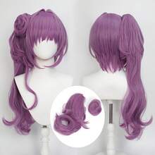 Tóc giả cosplay Yewell, phụ kiện đội đầu nhập vai, dòng sản phẩm hàng ngày, phụ kiện cosplay Nhật Bản đa dạng kiểu dáng, phù hợp cho các buổi tiệc riêng, nhập vai hàng ngày và Halloween. - Màu Lilac Tím - Xem 3