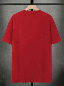 Men's NEOREFINED Oversized T-Shirt With Letter Print And Dropped Shoulders - 彩色 - 查看 3