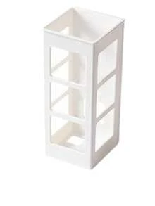 1Pc Adjustable No-Drill Wall Hanging Hair Tool Organizer, Heat Resistant Storage Rack For Hair Dryer, Curling Iron & Flat Iron, Practical Multifunctional Holder For Bathroom And Cabinet Door - Multicolor - View 12