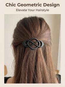 1pcs Matte Solid Color Half Bun Low Ponytail Elegant Hollow Out Retro Claw Clip Hairpin, Hair Accessory, Claw Clips, Clips For Hair Slide, Hair Claws, Hair Accessories, Head Accessories Casual ABS None - A - Màu ngẫu nhiên - Xem 2