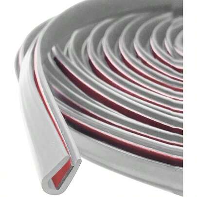 32.8Ft Car Door Guards, Car Door Protector, Anti-Collision Automotive Entry Trim Molding Guard, No Glue Auto Exterior Trim Protective Strip Most Vehicles (White, 10M)