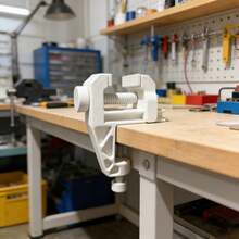 1 pieza Miniatura de Tornillo de Banco, Tornillo de Banco/Abrazadera impreso en 3D, Ensamblado y Desensamblado - 1 tornillo de banco en miniatura - Ver 4