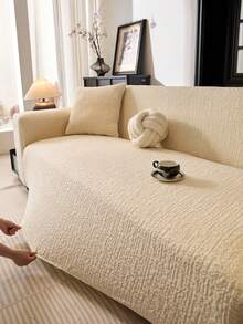 1 bộ bọc ghế sofa co giãn dùng được cả bốn mùa, chất liệu vải chống trượt, bọc toàn bộ đệm ghế sofa với thanh xốp chống trượt, có thể giặt máy, màu be tươi tắn và thời trang, chống bụi bẩn, thân thiện với thú cưng, phù hợp cho phòng ngủ, văn phòng, phòng khách. - be - Xem 7