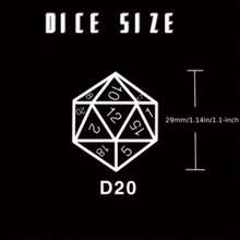 1pc D20 Faceted Ring, Resin Pointed Dice For D&D Role-Playing, Suitable For Board Games, RPG Tabletop Dice Games, Birthday, Holiday Gifts, Party Decor - Multicolor - View 8