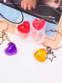 心形、星形、月亮形树脂模具，3D硅胶模具，适用于环氧树脂，心形艺术硅胶树脂模具，可用于制作饰品、钥匙扣、项链等工艺品，浪漫主题夜灯，家居装饰 - mold - 查看 4