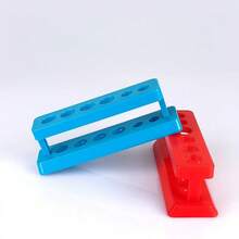 OBOVAY 1 Set - Soporte para tubos de ensayo de plástico y kit de experimentos científicos, soporte para tubos de ensayo multicolor con múltiples orificios, incluye tubos de centrífuga graduados y pipetas, suministros de laboratorio duraderos, adecuado para el aprendizaje STEM, proyectos de ciencias escolares, experimentos en casa y exploración científica, perfecto para estudiantes, maestros y entusiastas de la ciencia, temporada de regreso a clases - Serie de 6 hoyos - Ver 6