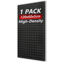 Tấm xốp cách âm TOUO Sound Dampening Acoustic Foam, 1-4 tấm hình chóp, kích thước 47.2"X23.6", dùng để cách nhiệt tường cho phòng thu âm tại nhà hoặc KTV. - Kim tự tháp - Xem 20