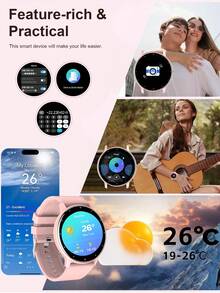 LIGE Smart Watch: A Multifunctional Smart Watch Suitable For Men And Women, With Various Sports Modes, Weather Forecast, Waterproof, Music Playback, Call And Message Alerts, Voice Assistant, And Activity Tracking - View 7