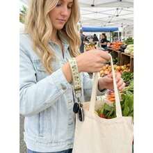 Boho Embroidered Wristlet Keychain Women - Cute Floral Fabric Chain Lanyard - 綠色 - 查看 8