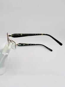 Eyeglass Frame, Metallic, Semi-Rimless, Small Model - PROMOTION - Marrón - Ver 4