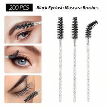 Bộ dụng cụ nối mi dùng một lần, kèm cọ trang điểm siêu nhỏ, bao gồm cọ chải mi, cọ môi, đầu cọ mascara, bộ dụng cụ làm đẹp nối mi (Màu đen)_ Làm đẹp & Chăm sóc cá nhân 100/300/450 chiếc - Nhiều màu - Xem 3