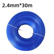 30M Lawn Mower Grass Rope, Serrated Brush Cutter Accessories, 2.4mm Round, Universal Nylon Grass Rope, Garden Tools, Garden Weeding Tools - Blue - View 14