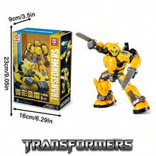 Hasbro 孩之宝变形金刚明星角色系列：4件套可动人偶套装——酷炫收藏模型：擎天柱/大黄蜂/红蜘蛛/威震天——全身可动，零件可互换 - 彩色 - 查看 11