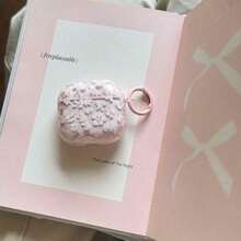 1 Set Transparent Yellow Floral Pattern Protective Case Compatible With Apple Pro 2nd/3rd Gen, Soft Bluetooth Earphone Cover - Multicolor - View 3