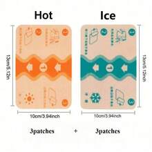 Herbal Cooling And Heating Moxibustion Patches For Knee Shoulder And Neck Health Care - Upgraded Version - View 6