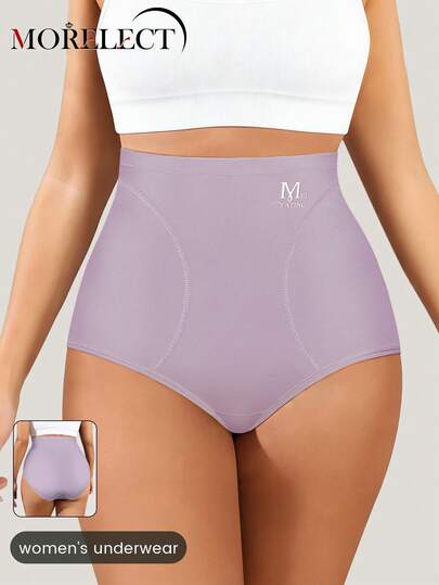 Morelect Quần lót cạp cao cho nữ, định hình, kiểm soát bụng, thân thiện với da, thoải mái