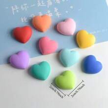 10 chiếc nam châm tủ lạnh hình trái tim, nam châm tủ lạnh hình trái tim bằng nhựa màu Macaron, trang trí bảng trắng dễ thương cho nhà bếp, văn phòng, quà tặng cho cặp đôi, quà tặng ngày Nhà giáo, món quà hoàn hảo cho bạn bè và gia đình. - nhiều màu - Xem 4
