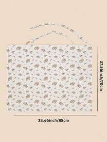 1pc Comfortable Breathable Multifunctional Nursing Cover, Anti-Peeping Pure Cotton Delicate Printed Nursing Scarf, Breastfeeding Shirt For Moms, Nursing Apron, Suitable For All Seasons - Multicolor - View 6