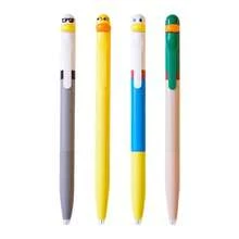 1 chiếc bút bi hình vịt con dễ thương, ruột bút mực đen 0.5mm, thích hợp để viết, dùng trong văn phòng, trường học và các dịp khác. - A - Xem 11