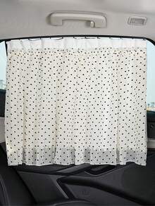 1 pieza Cortina de carro de dibujos animados con riel corredizo, parasol aislante del calor anti-UV para bebé - cortina - Ver 16