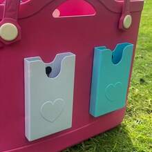 时尚升级版沙滩包手机盒手提包收纳盒沙滩洞袋手机钥匙小物件放置盒包配件 - 彩色 - 查看 4