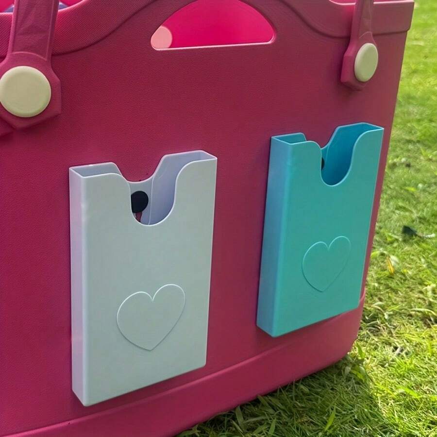 Fashion Upgrade Beach Bag Phone Case Tote Bag Storage Box Beach Perforated Bag Phone Key Small Item Organizer - Multicolor - View 1