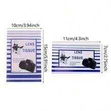 Papel de limpieza para lentes de cámara, toallitas para limpiar cámara, microscopio, gafas, kit de limpieza de gafas, paño de limpieza de lentes, toallitas para gafas - Ver 3