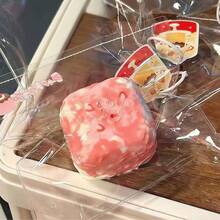 1个芝麻蛋糕造型挤压玩具 - 成人柔软减压玩具 - 彩色 - 查看 7