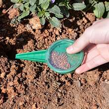 2pcs Gardening Tool Set, 1pc Hole Puncher + 1pc 5-Gear Adjustable Seed Planter, Small Seed Planting Tools With Soil Hole Puncher And Mini Seed Dispenser, Manual Handheld Seed Sower Suitable For Tiny Seeds & Vegetable Planting - Multicolor - View 5