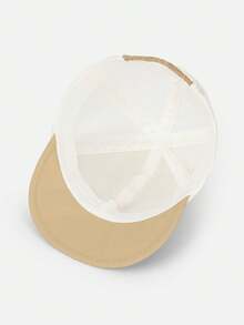 Balabala Mũ lưỡi trai mềm mại cho bé năm 2026, thiết kế hình động vật hoạt hình, nhẹ, thoải mái, mũ mùa hè dễ thương, chất liệu cotton pha thoáng khí. - kaki nhẹ - Xem 4