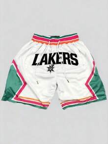 Men's Statement Print Shorts Fashion Designer Patterned Casual Daily Wear Shorts - 彩色 - 查看 1