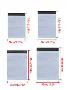 100个密封包装袋，加厚快递袋，物流包装袋，服装快递包装袋，运输用品，精品店用品，塑料邮寄袋，快递袋，小型防水包装袋，多种尺寸可选 - 多款式 - 查看 9