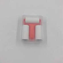 Bộ lăn bụi mini cầm tay - 1 tay cầm + 3 con lăn thay thế, độ bám dính cao, dễ dàng loại bỏ lông thú cưng, dễ sử dụng, tay cầm có thể tái sử dụng, không cần nguồn điện, thích hợp cho thú cưng/quần áo/thảm/ghế xe hơi, vật dụng thiết yếu cho người nuôi thú cưng. - cuộn - Xem 11