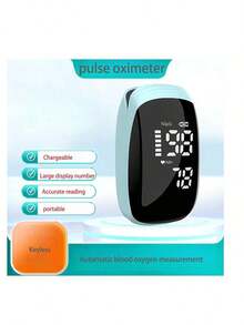 1 Pulse Oximeter, Easy To Operate, Accurate Measurement, Rounded Elegant Appearance, Compact And Portable - View 3